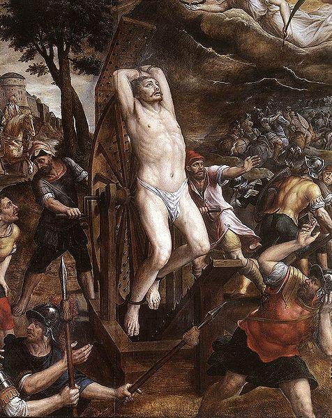 Torture of St George., Michiel Coxie